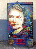 Sunday Street Art : Berty Albrecht - Illustres ! C215 autour du Panthéon - rue Saint Jacques - Paris 5