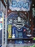 Sunday Street Art : Da Cruz - Terrasse du Point Ephémère - Quai de Valmy - Paris 10