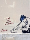 Sunday Street Art : Miss Tic - rue des Cinq Diamants - Paris 13