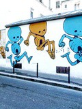 Sunday Street Art : Retro - rue Jean-Baptiste Dumay - Paris 20