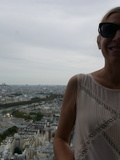 Feeling on top of the world at the Eiffel Tower