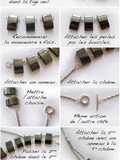 Diy ♣ Créer un collier avec un bracelet cassé