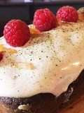 La recette qui te fait du bien: cake matcha, framboises et chocolat blanc