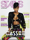 Cassie en couverture de Status Magazine