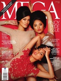 Charo Ronquillo, Charlene Almarvez & Danica Magpantayen couv' de Mega Magazine