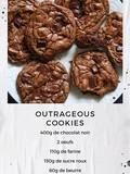 Outrageous cookies au chocolat